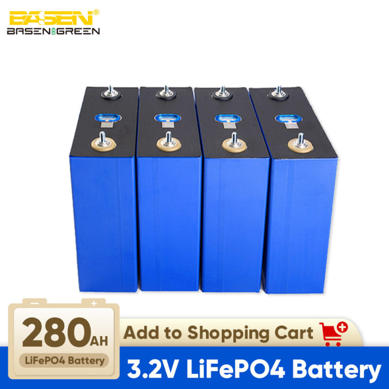 Basen 280Ah Lifepo4 CATL 3.2V High Capacity Lithium Ion Battery 6000 Times Cycles 0