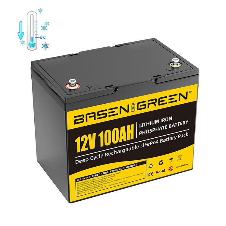 12V 100ah LiFePO4 Battery Built-in 100A BMS with Bluetooth